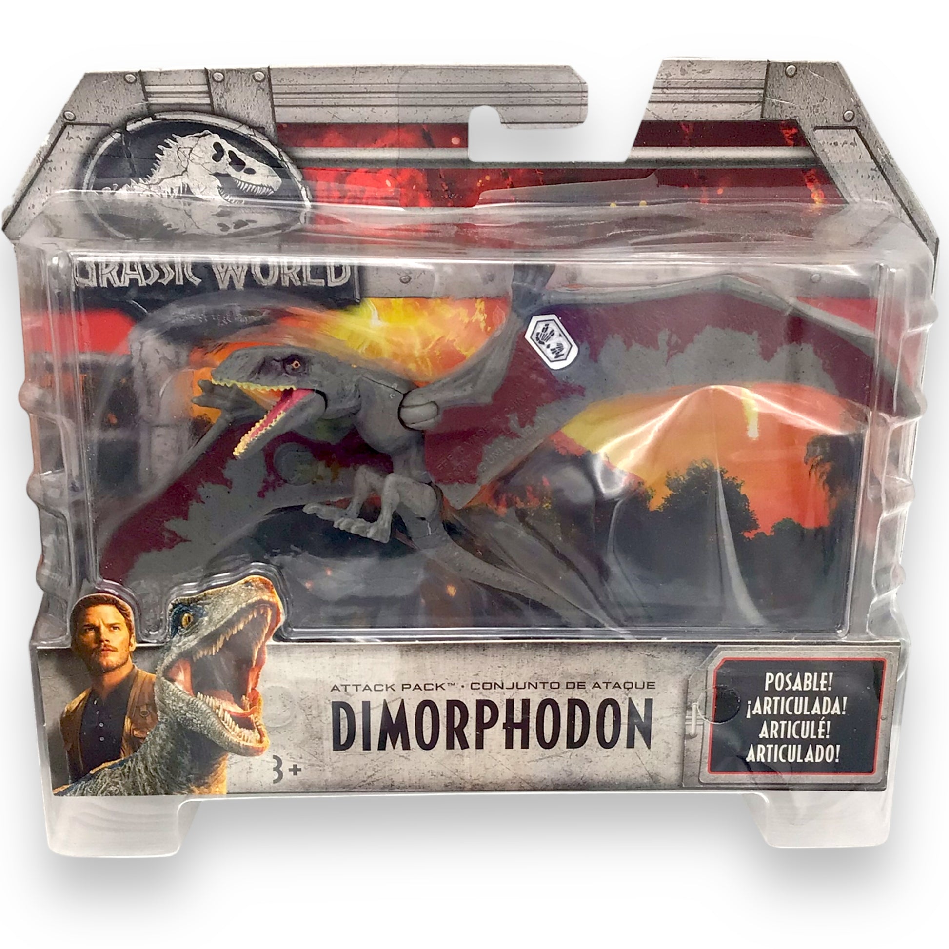 Jurassic World Attack Pack Action Figures - Set of 3 Figures