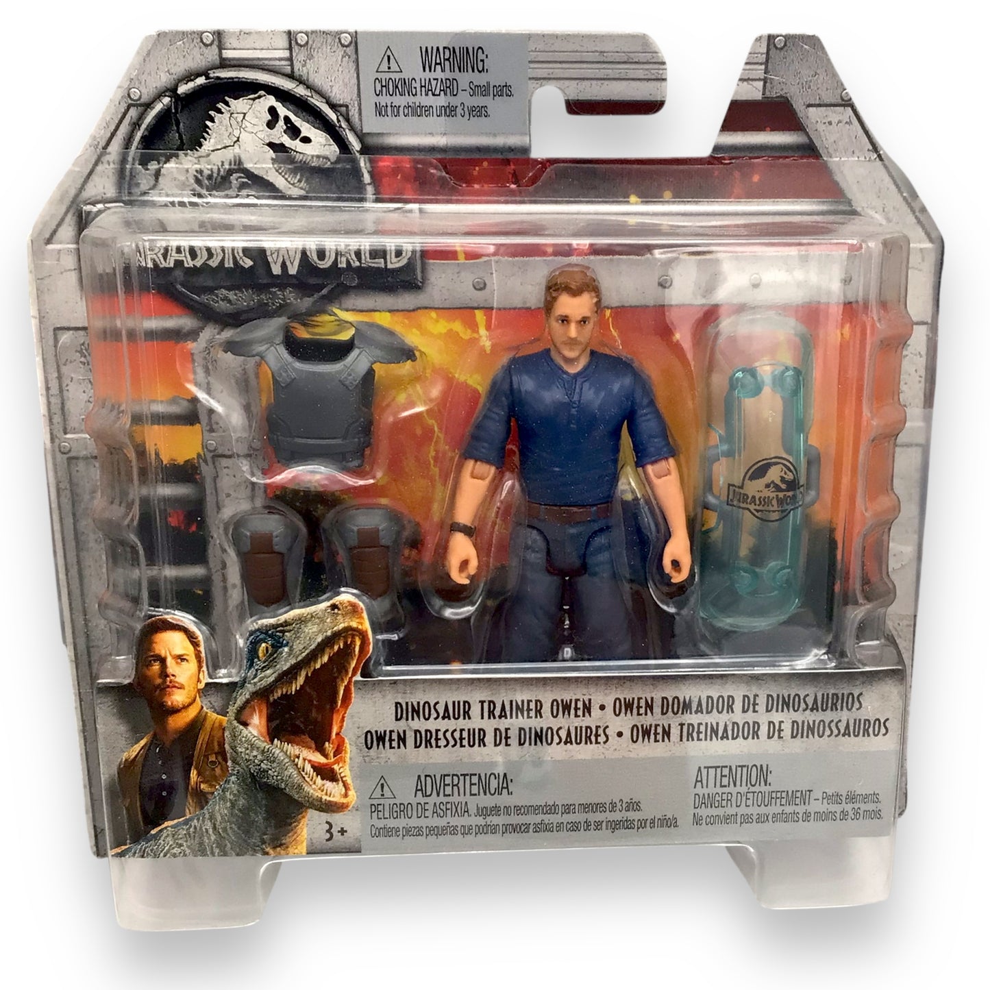 Jurassic World Attack Pack Action Figures - Set of 3 Figures