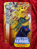 Justice League Unlimited - Martian Manhunter, Green Lantern, the Flash Figures