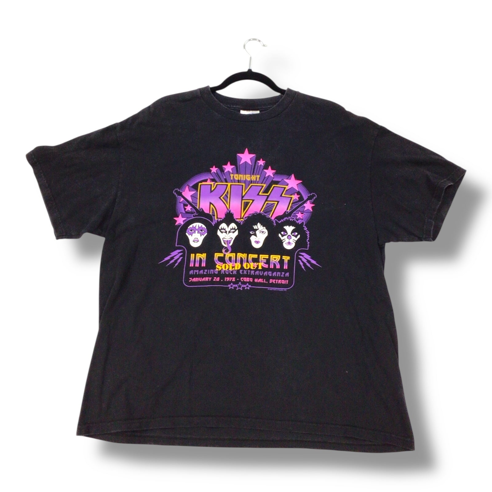 KISS 1978 Detroit Cobo Hall Concert T-Shirt