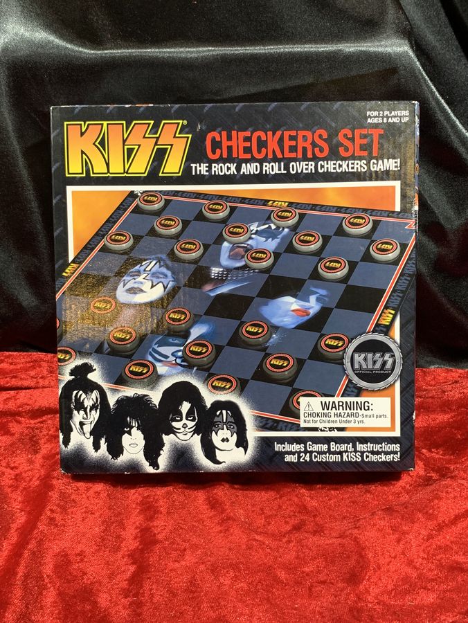 KISS 2006 The Rock And Roll Over Checkers Set Board Game