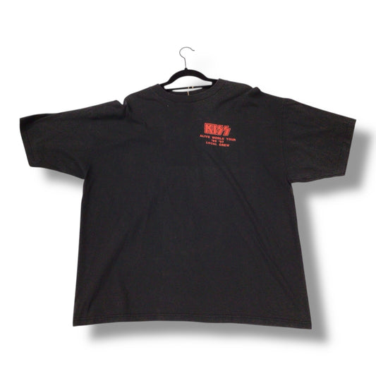 KISS Alive World Tour '96/'97 Local Crew Concert T-Shirt