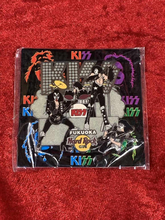 KISS Hard Rock Cafe Pin Badge Fukuoka 2006 Lt 300 Stage