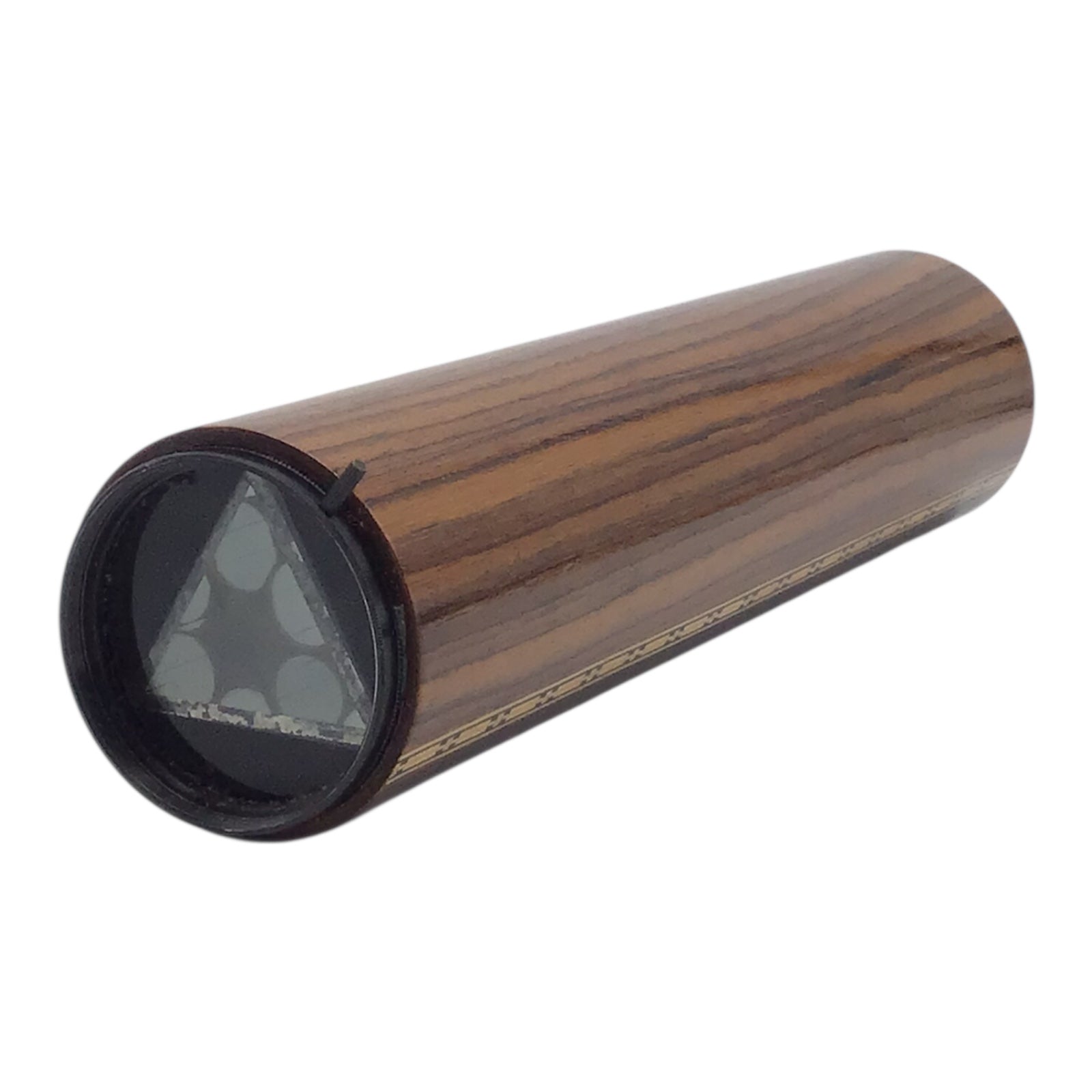 Kaleidovisions by Mark & Carol Reynolds (1985) – Handmade Kaleidoscope Set (Wooden Box + Attachments)