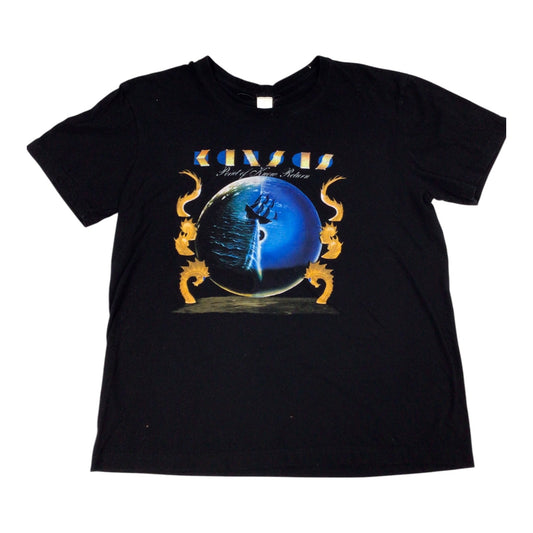 Kansas Point of Know Return Band T-Shirt Black Size M – Vintage Rock Tee