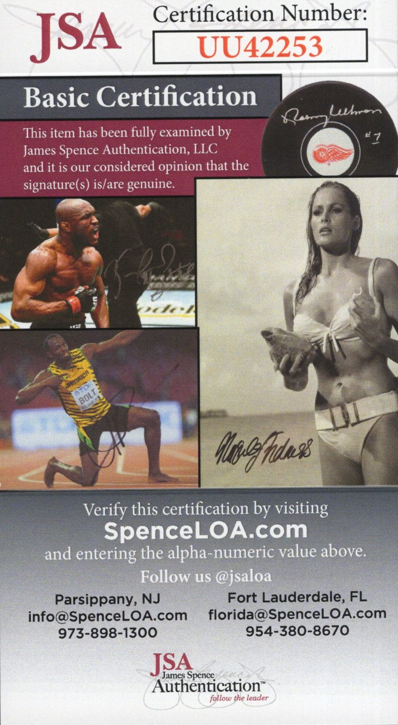 Kathleen Turner Signed 8x10 Photo Personalized "Steve", JSA & PSA Certified