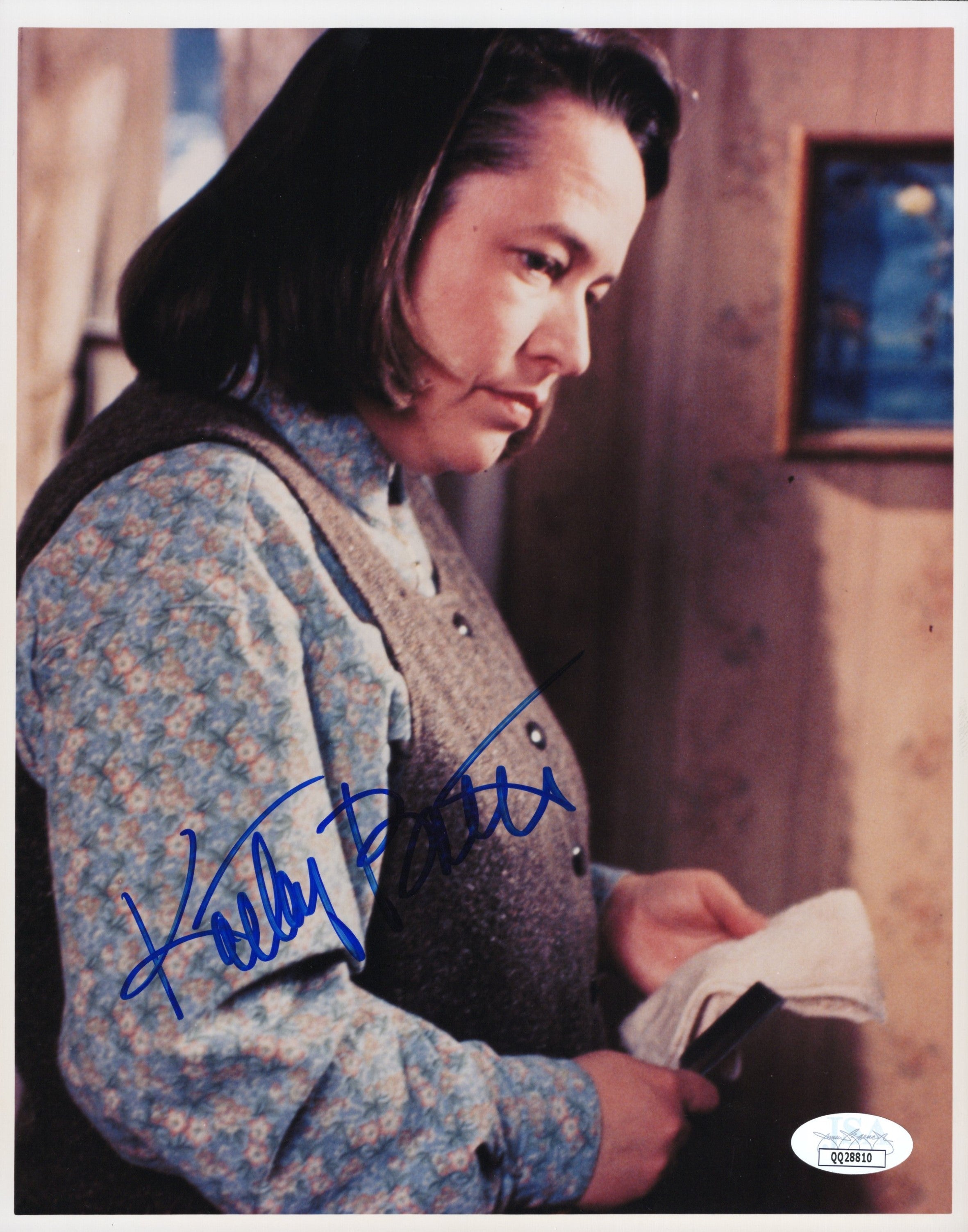 Kathy Bates Signed Photo 8x10 in Misery – JSA & PSA Dual Letter