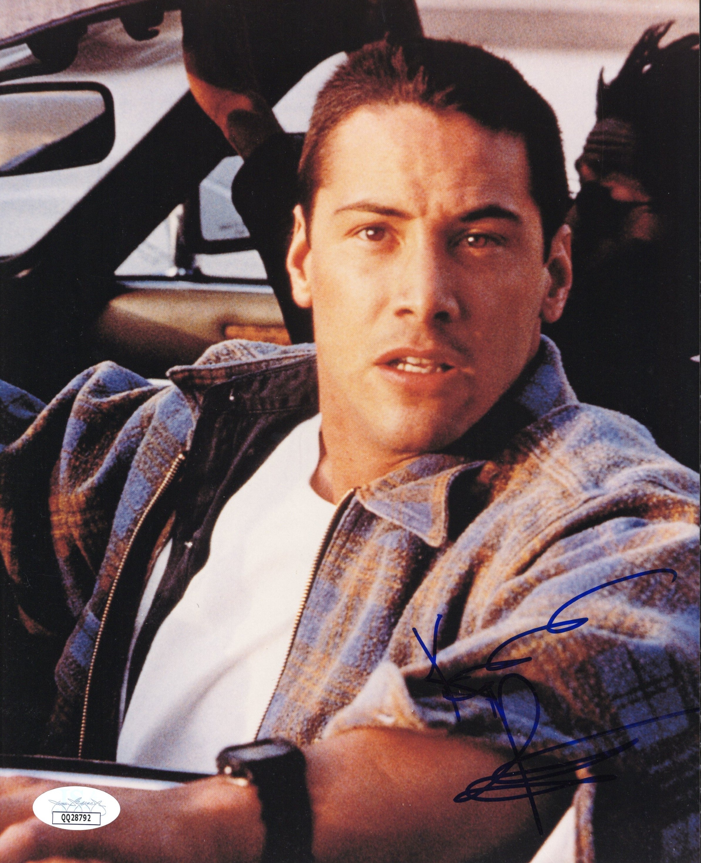 Keanu Reeves Inn Speed Keanu Reeves Signed Photo 8x10 Speed Rare Full Name JSA PSA COA Double ...