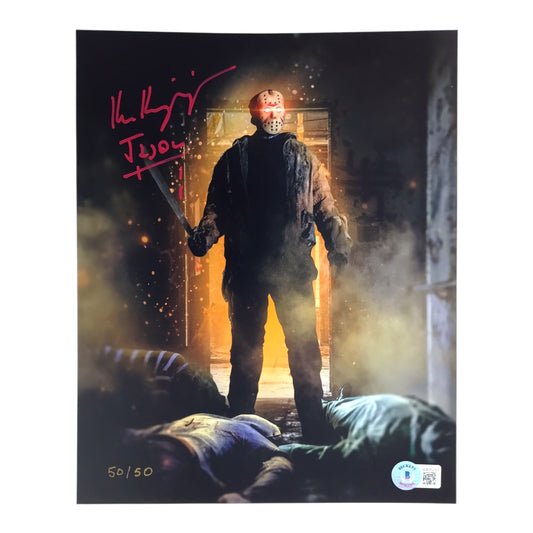 Ken Kirzinger Signed 8x10 Friday the 13th Photo (Beckett Certified)