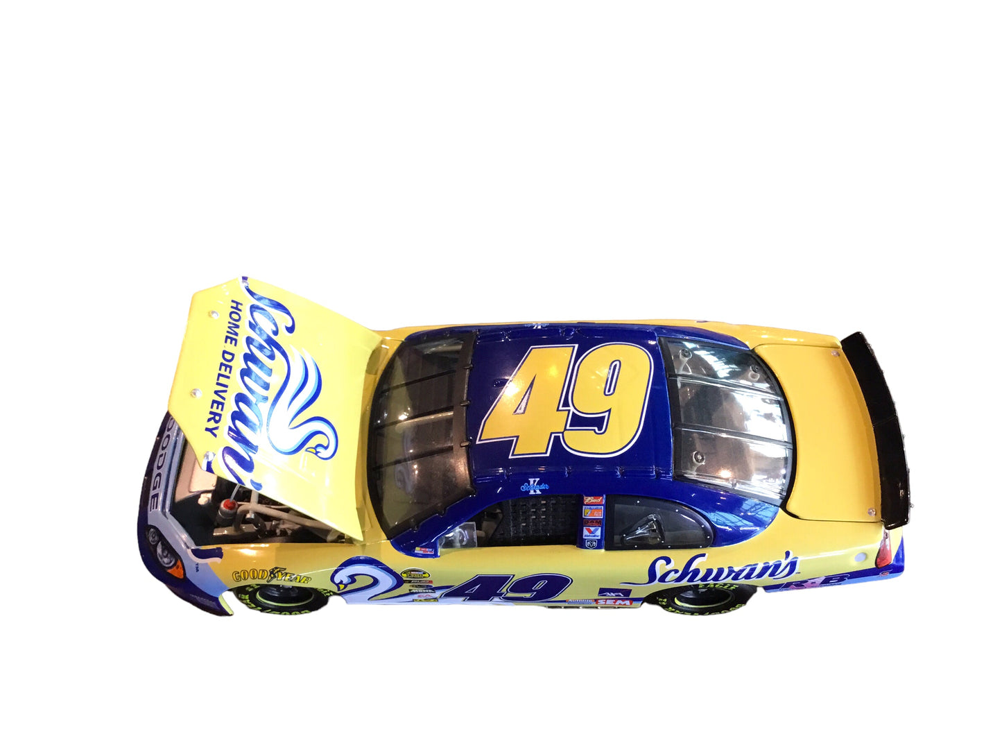 Ken Schrader #49 Schwans Home Service 2004 Intrepid Action RCCA 1:24 Stock Car