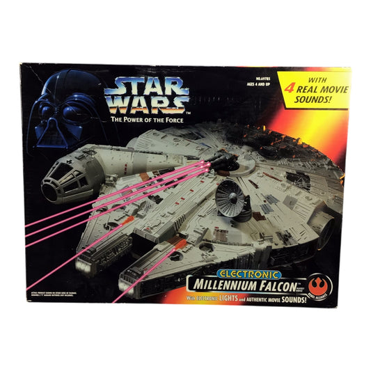 Kenner Star Wars Electronic Millennium Falcon (1995) – Power of the Force with Original Box