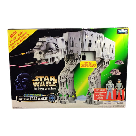 Kenner Star Wars Imperial AT-AT Walker (1997) – Power of the Force Electronic with Original Box