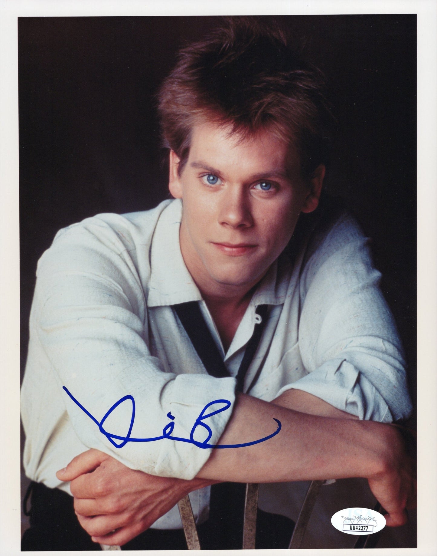 Kevin Bacon Signed Photo 8x10 Footloose Early Press JSA PSA Certified
