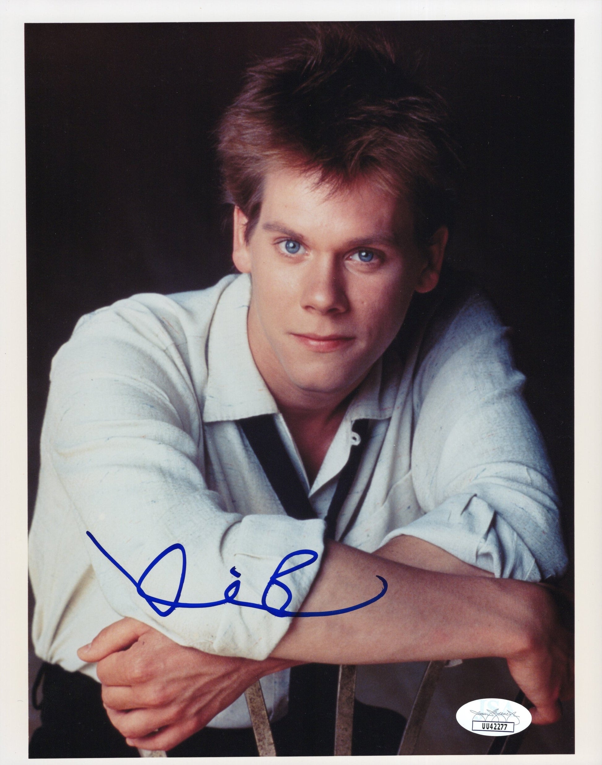 Kevin Bacon Signed Photo 8x10 Footloose Early Press JSA PSA Certified