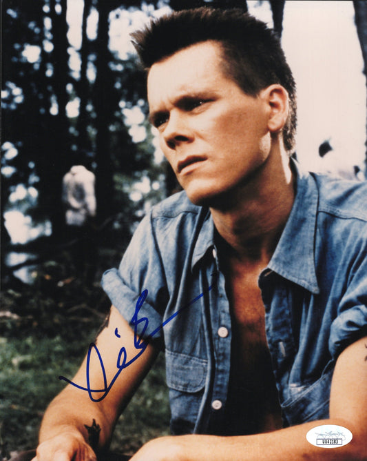 Kevin Bacon in JFK Signed Photo 8x10, JSA and PSA Letter Double Certified Authentic UU42183