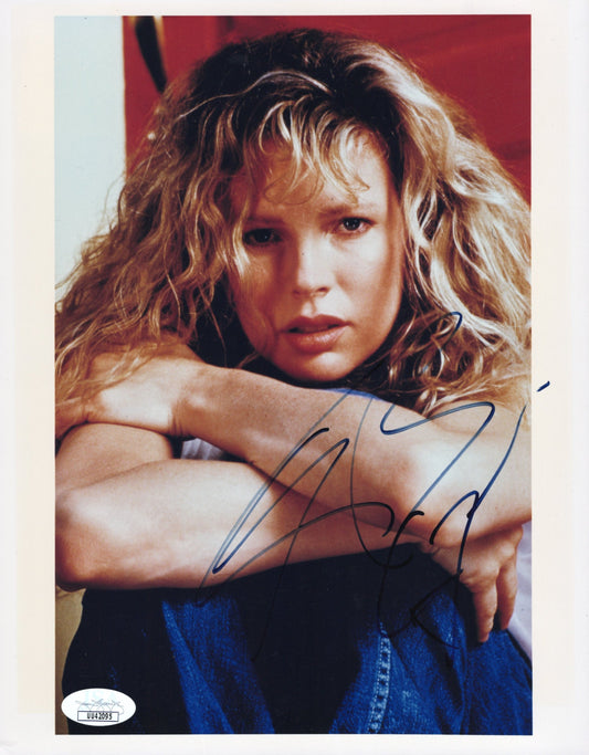 Kim Basinger Signed Photo 8x10 in 9 1/2 Weeks – Unique Photo! JSA Certified Authentic UU42095