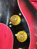 Kingston Electric Guitar 1960's Cherry Burst