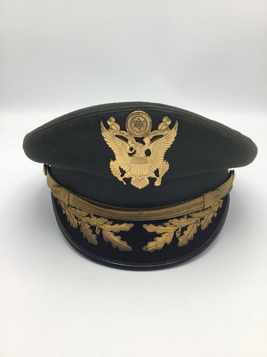 Korean War US Army Infantry Colonel Visor high quality by Flight Ace named to Col. James W. Edwards - a Silver Star award recipient!