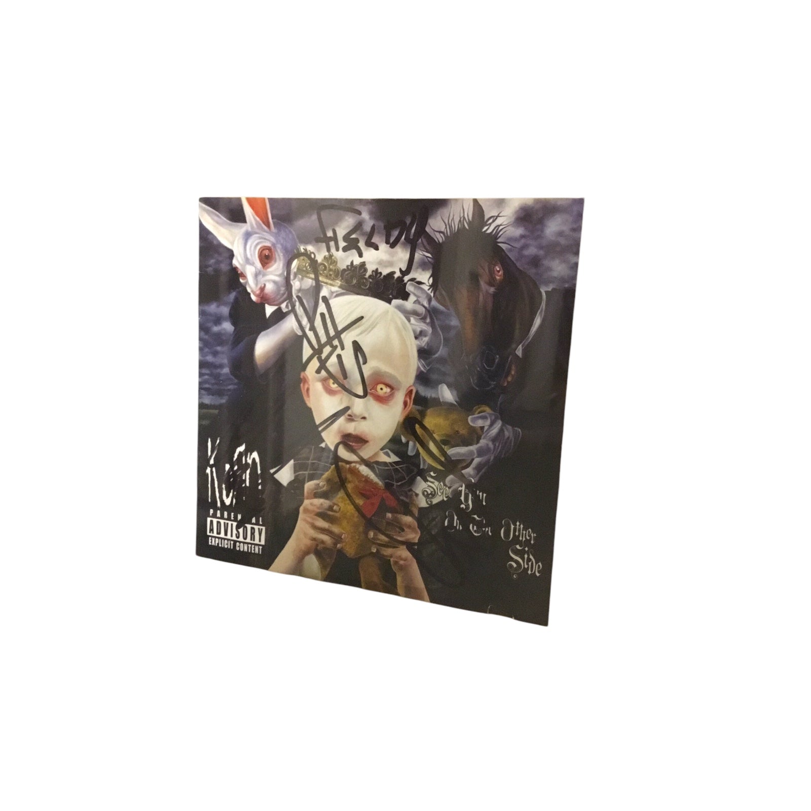 Korn Poster and Signed Photos Ticket Stubs Framed