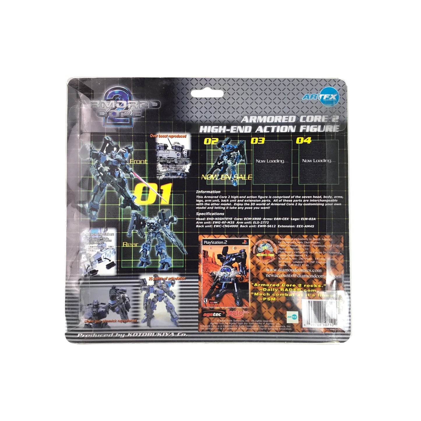 Kotobukiya ArtFX Armored Core 2 Action Figure 01 - New in Box