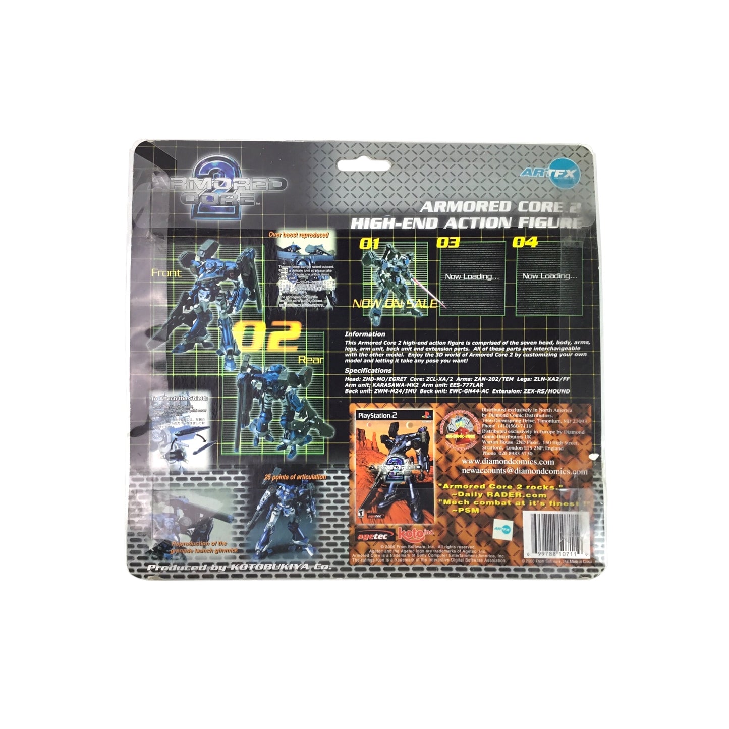 Kotobukiya ArtFX Armored Core 2 Action Figure 02 - Sealed in Box