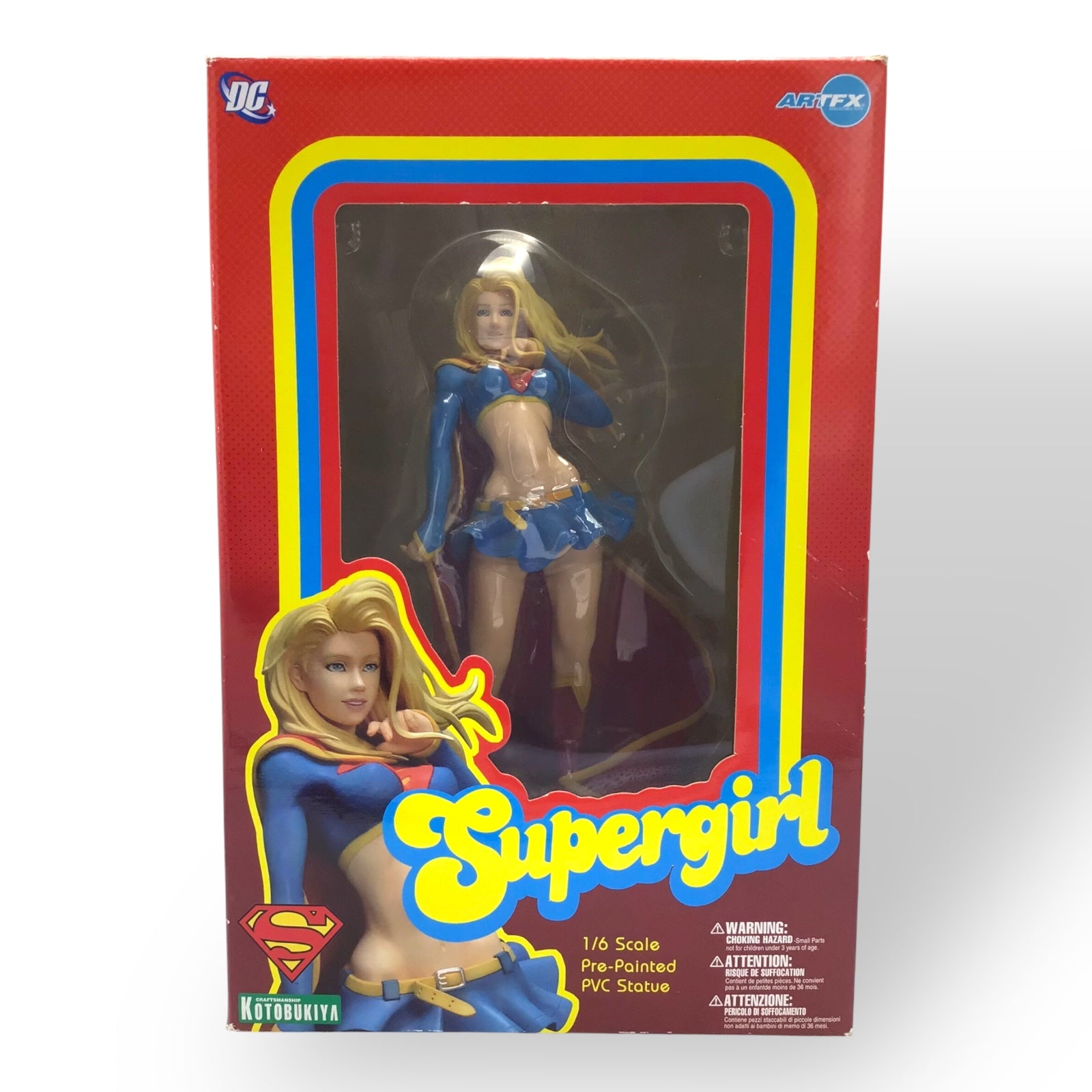 Kotobukiya Supergirl 1/6 Scale Pre-Painted PVC Statue - DC ArtFX Collectible