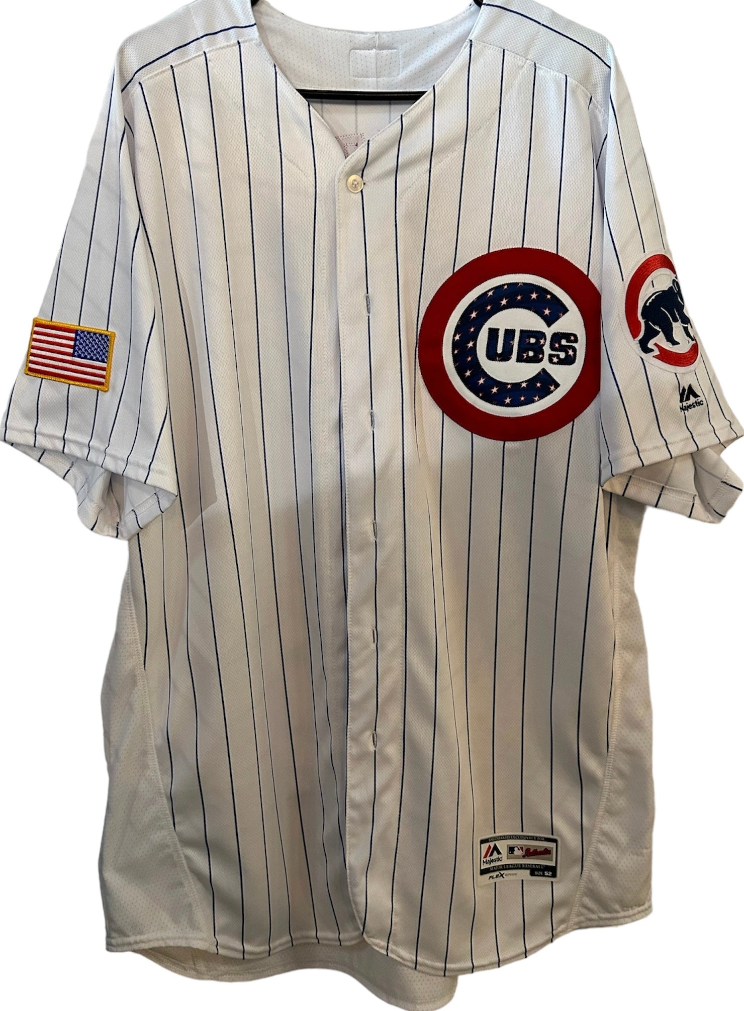 Majestic Kris Bryant 4th of July Cubs Jersey 4XL