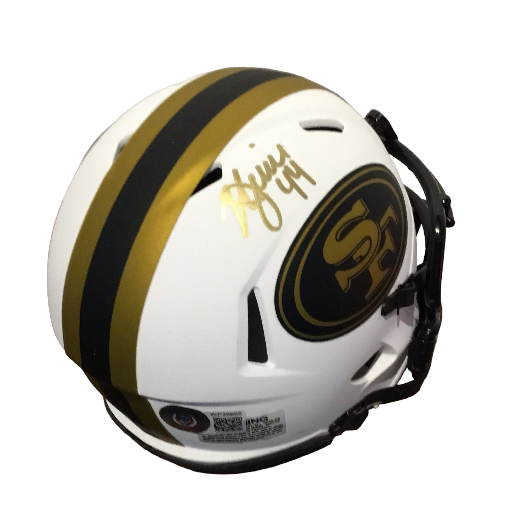 Kyle JUSZCYK Autographed San Francisco 49ers White Mini Helmet with Beckett Certification
