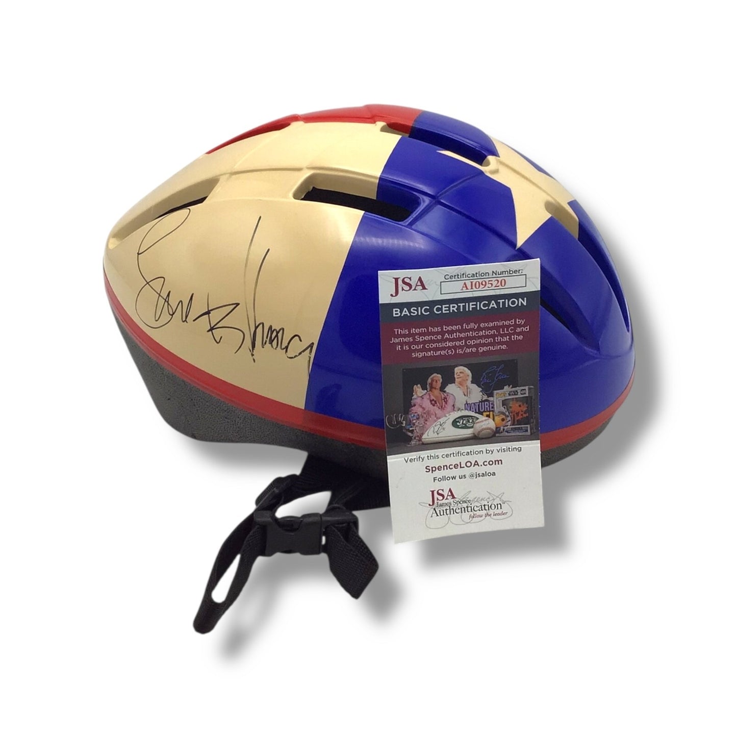 Lance Armstrong Signed Bike Helmet - JSA Certified