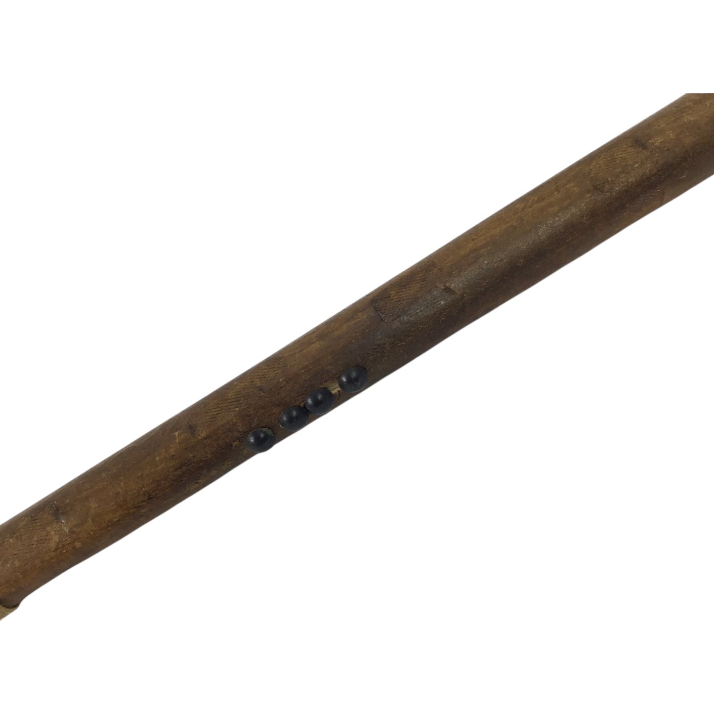 Large Native American Trade Tomahawk with Beaded and Leather Fringe Drop Indian War Period circa 1880 to 1905