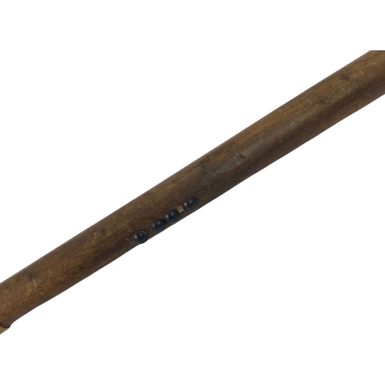 Large Native American Trade Tomahawk with Beaded and Leather Fringe Drop Indian War Period circa 1880 to 1905