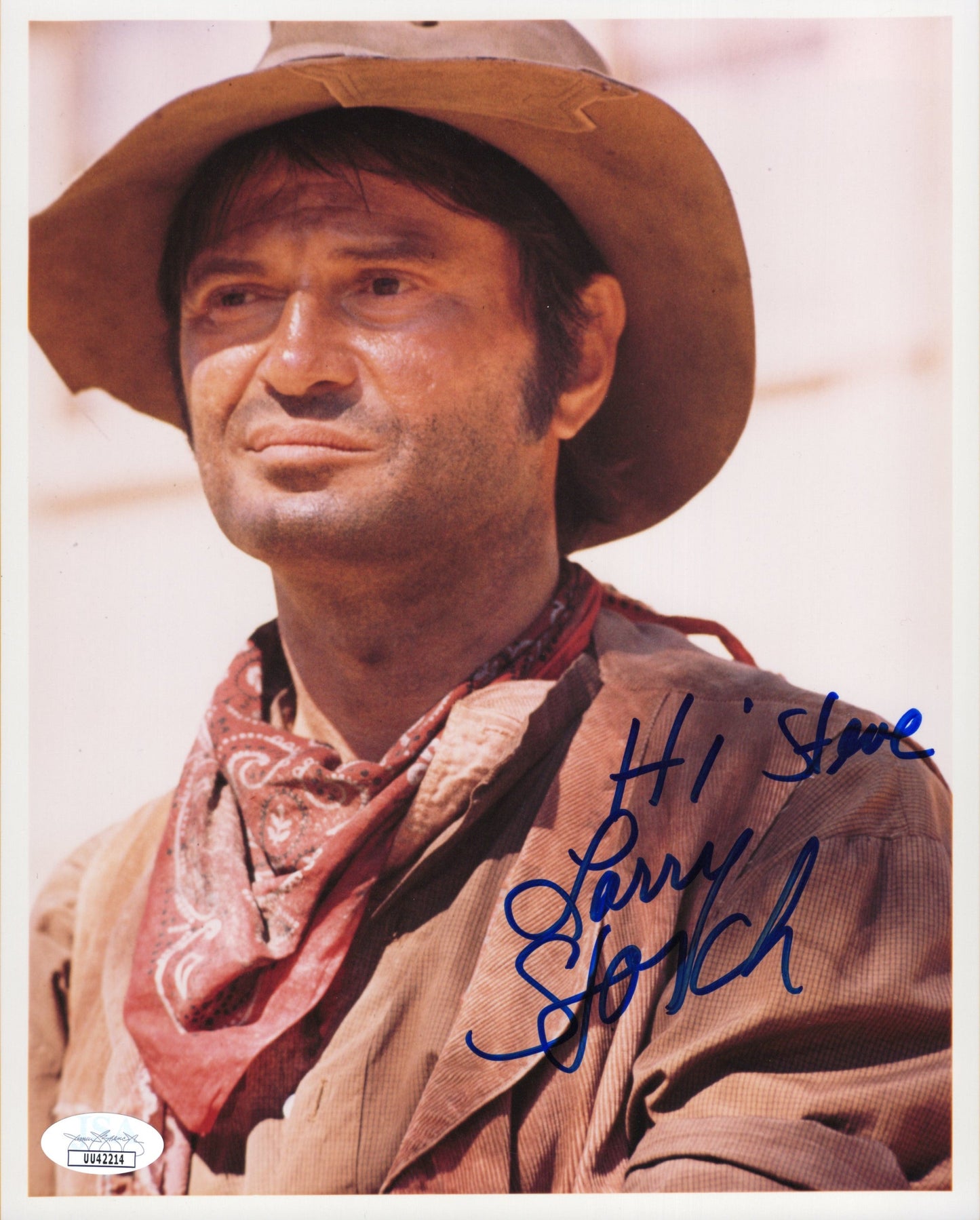 Larry Storch as Corporal Randolph Agarn in F Troop Signed Photo 8x10, JSA and PSA Letter Double Certified Authentic UU42214