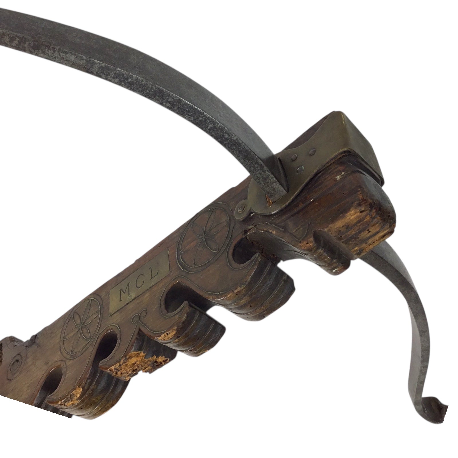 Late 17th Century European Crossbow Dated 1695 | Possibly Earlier Limb Elements