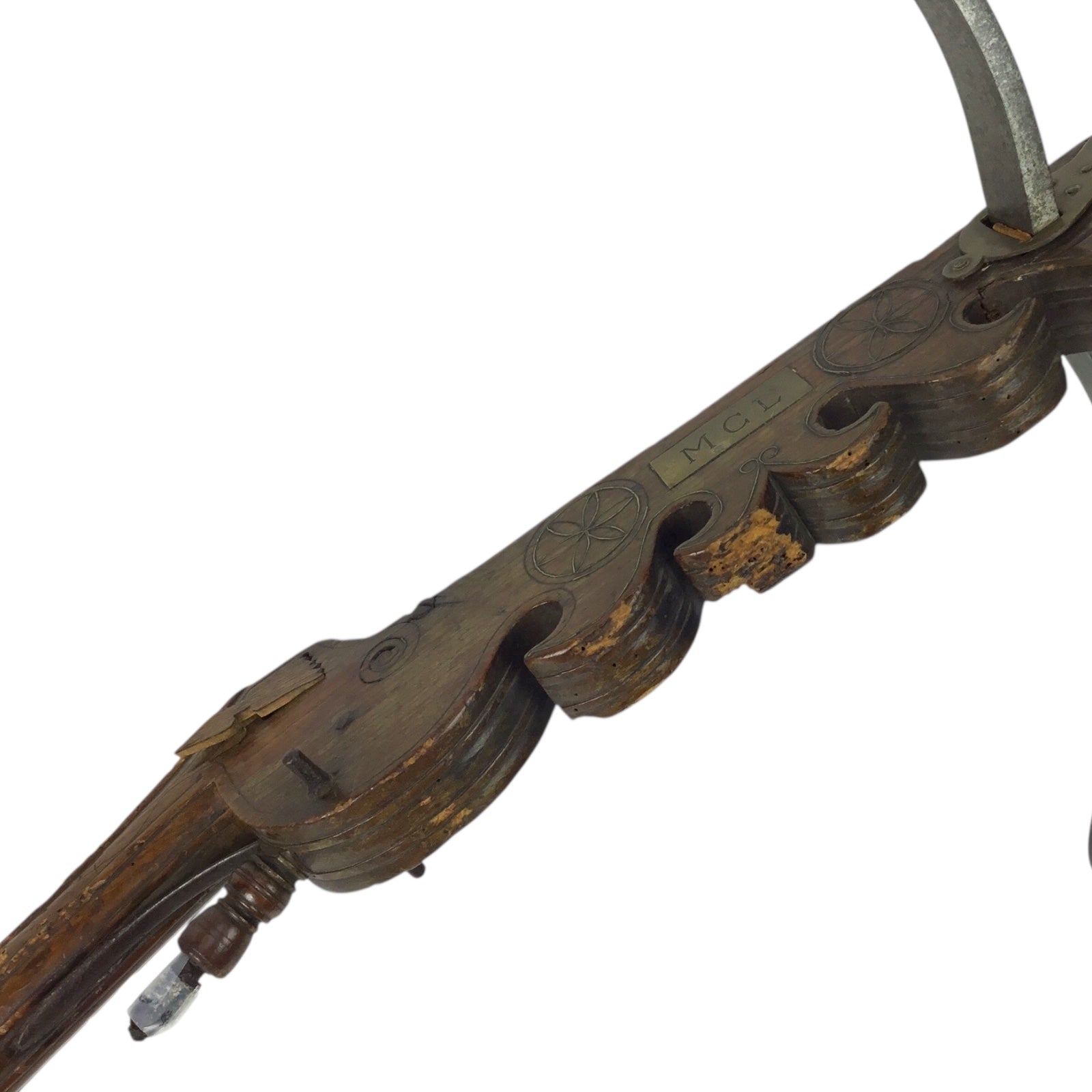 Late 17th Century European Crossbow Dated 1695 | Possibly Earlier Limb Elements