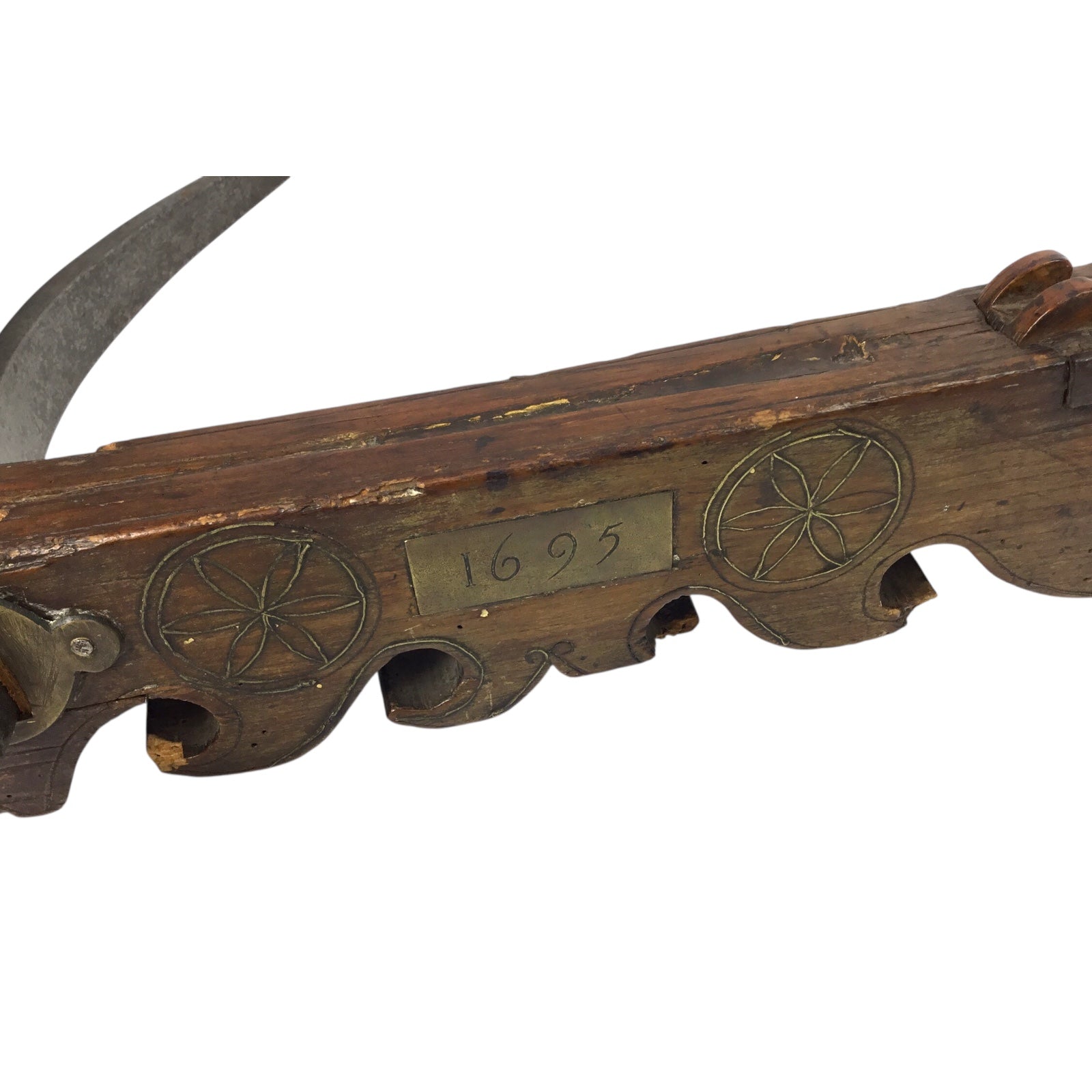 Late 17th Century European Crossbow Dated 1695 | Possibly Earlier Limb Elements