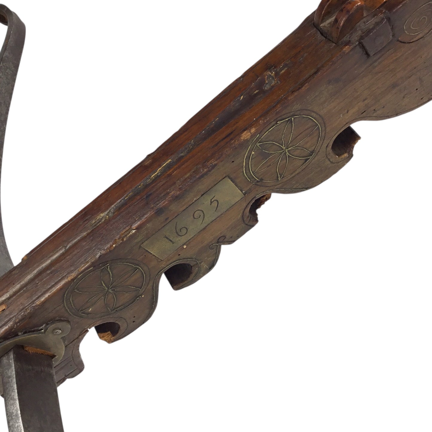 Late 17th Century European Crossbow Dated 1695 | Possibly Earlier Limb Elements
