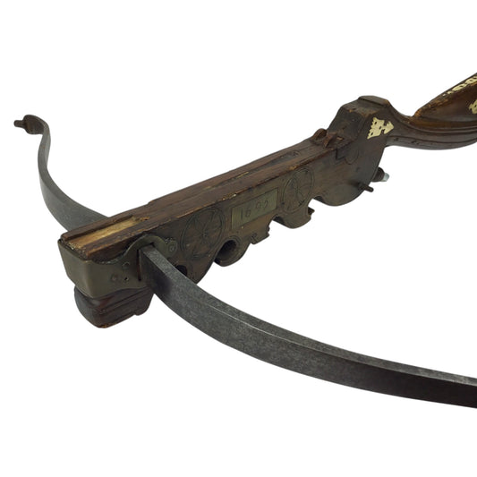 Late 17th Century European Crossbow Dated 1695 | Possibly Earlier Limb Elements