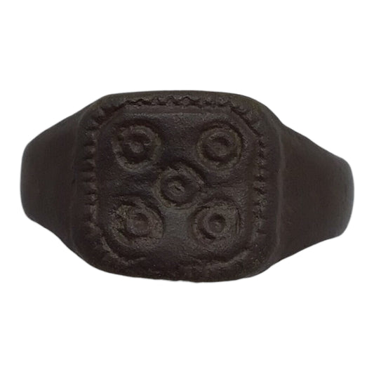 Late Roman Evil Eye Motif Ring