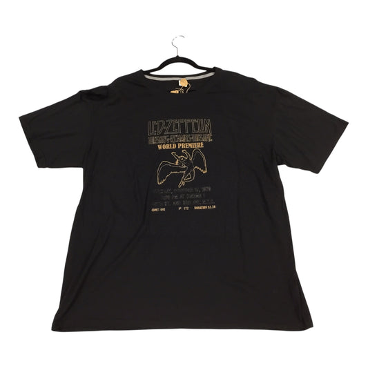 Led Zeppelin The Song Remains the Same Film World Premiere Black T-shirt