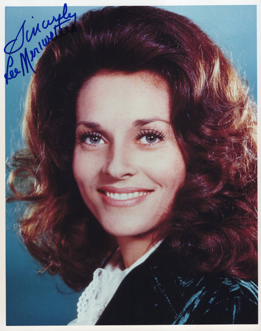 Lee Meriwether Signed Photo 8x10 Personalized "Sincerely", Lee Meriwether Autograph, Catwoman in Batman, PSA Letter Certified Authentic