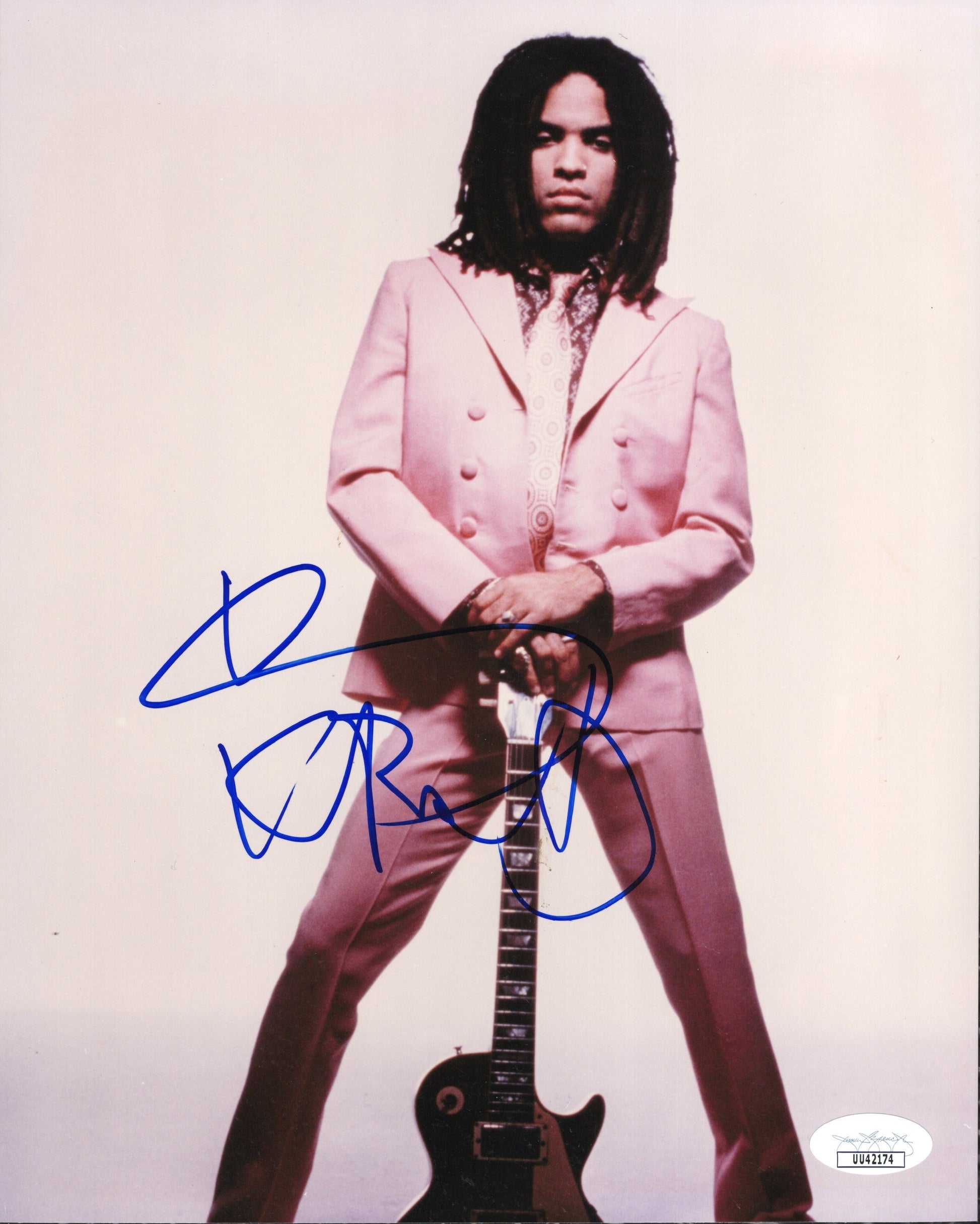 Lenny Kravitz What Goes Around Comes Around Signed Photo 8x10, JSA and PSA Letter Double Certified Authentic UU42174