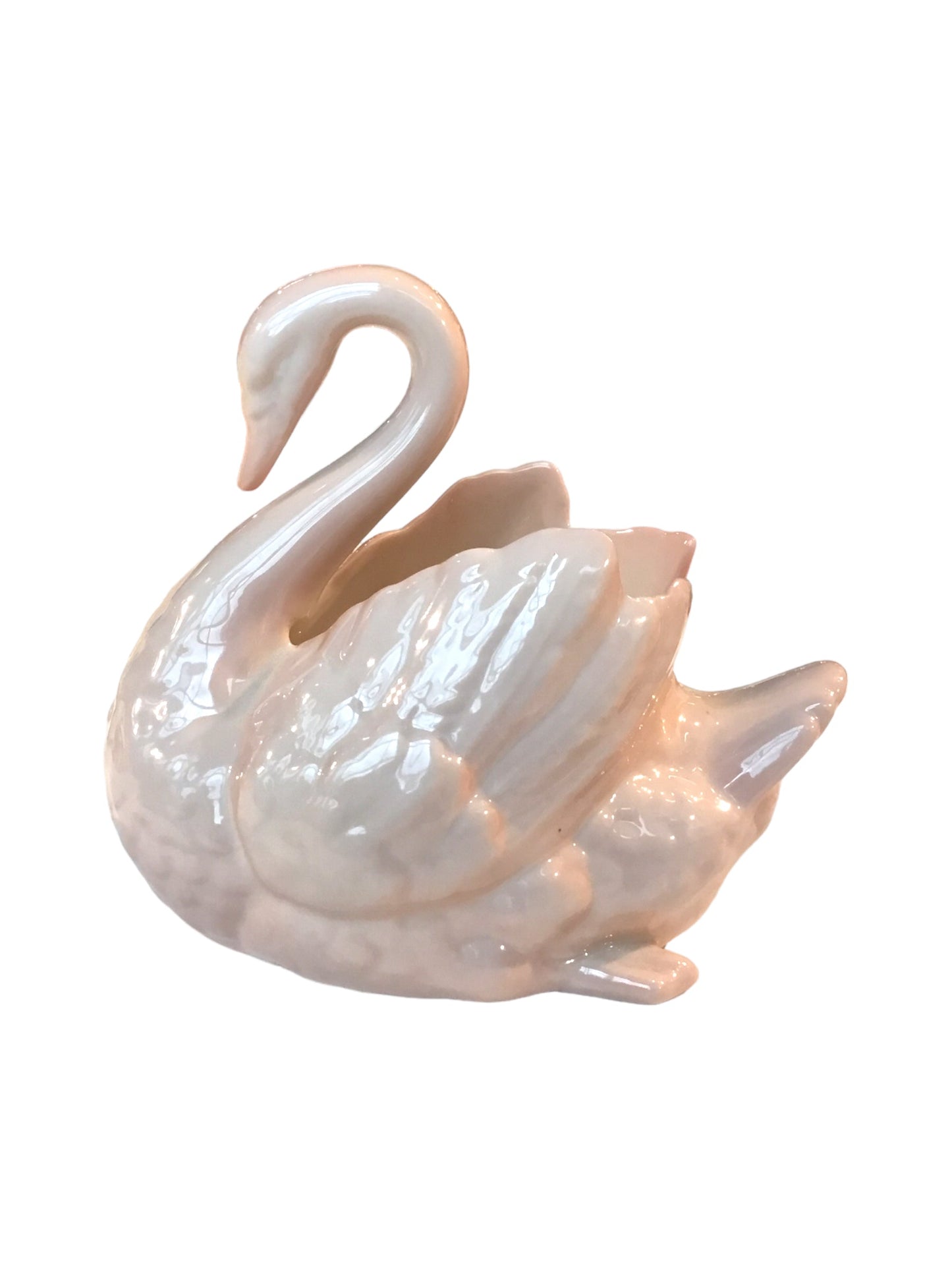 Lenox Glass Pink Swan