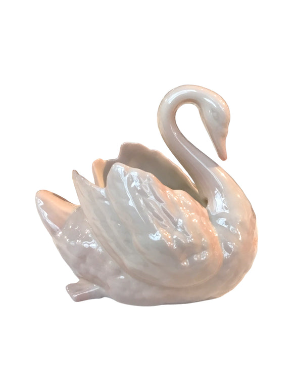 Lenox Glass Pink Swan
