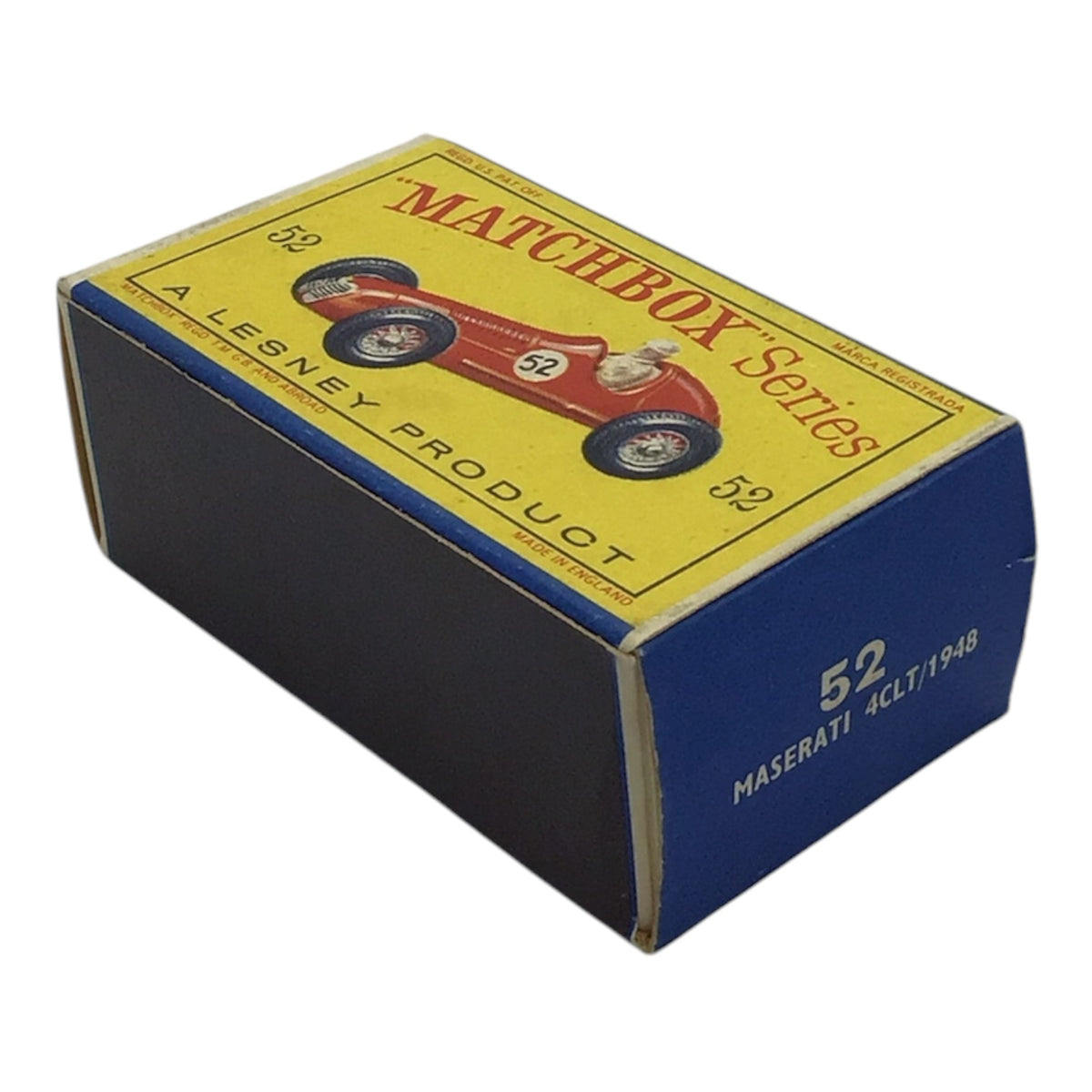 Lesney Matchbox Series #52 Maserati 4CLT/1948 w/ Original Box