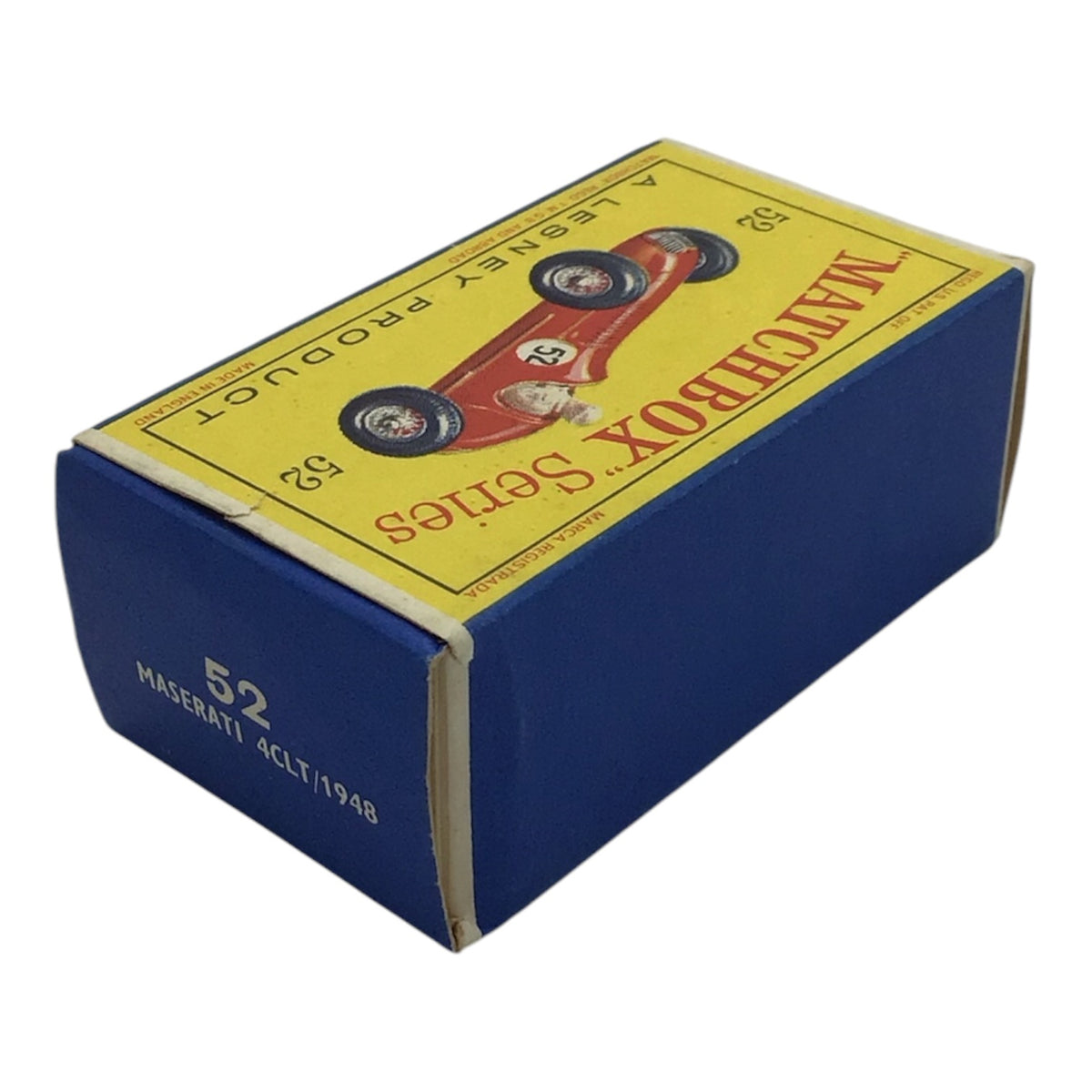 Lesney Matchbox Series #52 Maserati 4CLT/1948 w/ Original Box