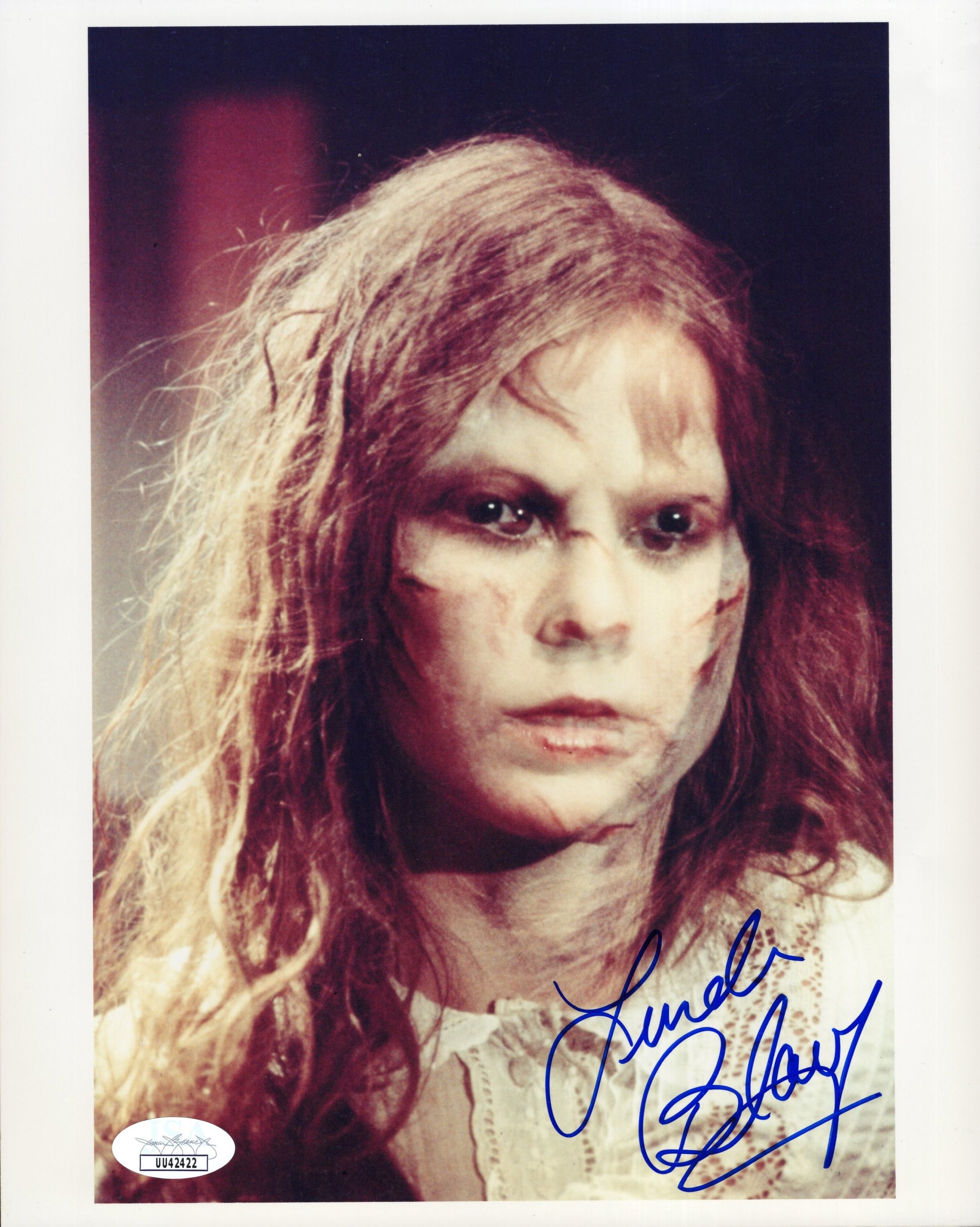 Linda Blair Signed Photo 8x10, Linda Blair Autograph as Possessed Regan MacNeil in The Exorcist Headshot, JSA and PSA Letter Double Certified Authentic UU42422
