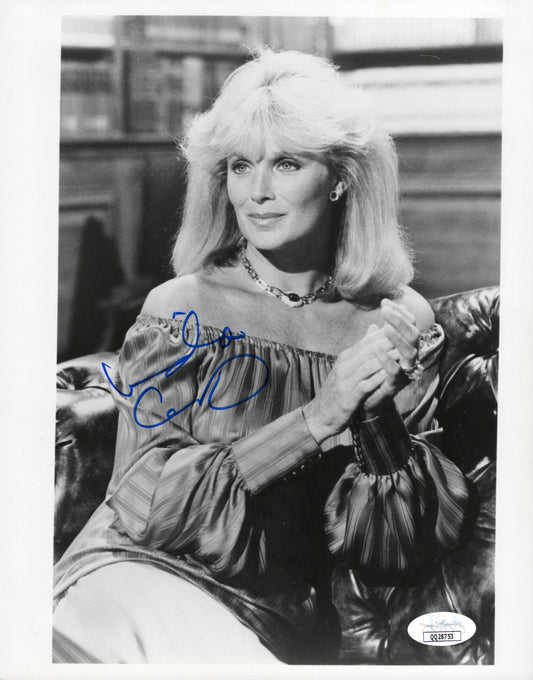 Linda Evans Signed B&W Photo 8x10, JSA Certified Authentic QQ28753