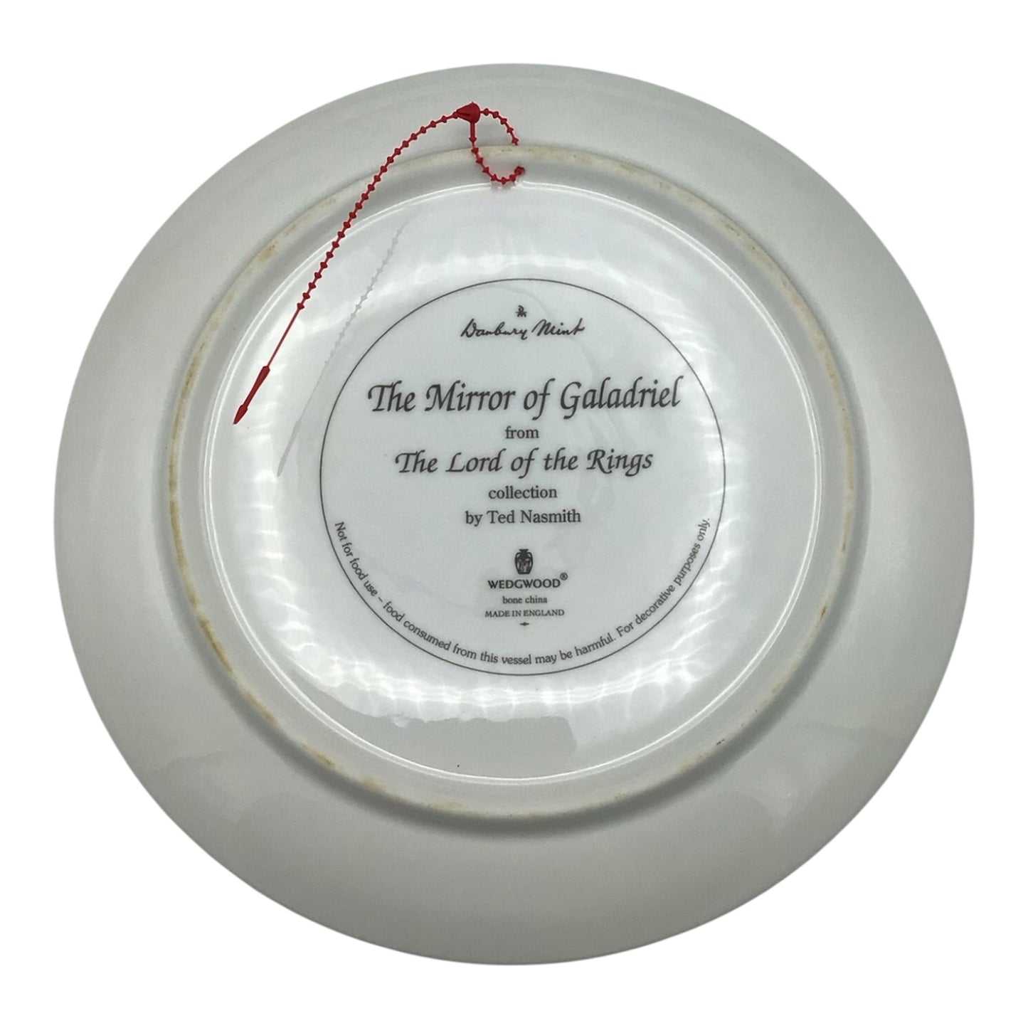 LoTR The Mirror of Galadriel Limited Edition Decorative Plate - Danbury Mint