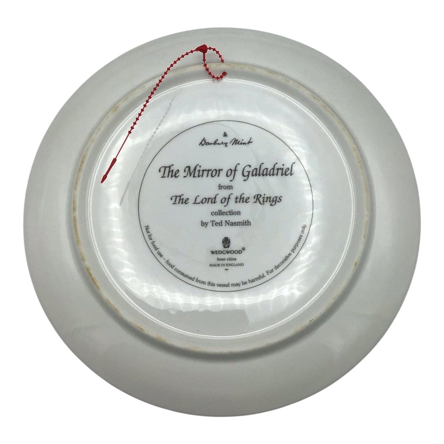 LoTR The Mirror of Galadriel Limited Edition Decorative Plate - Danbury Mint
