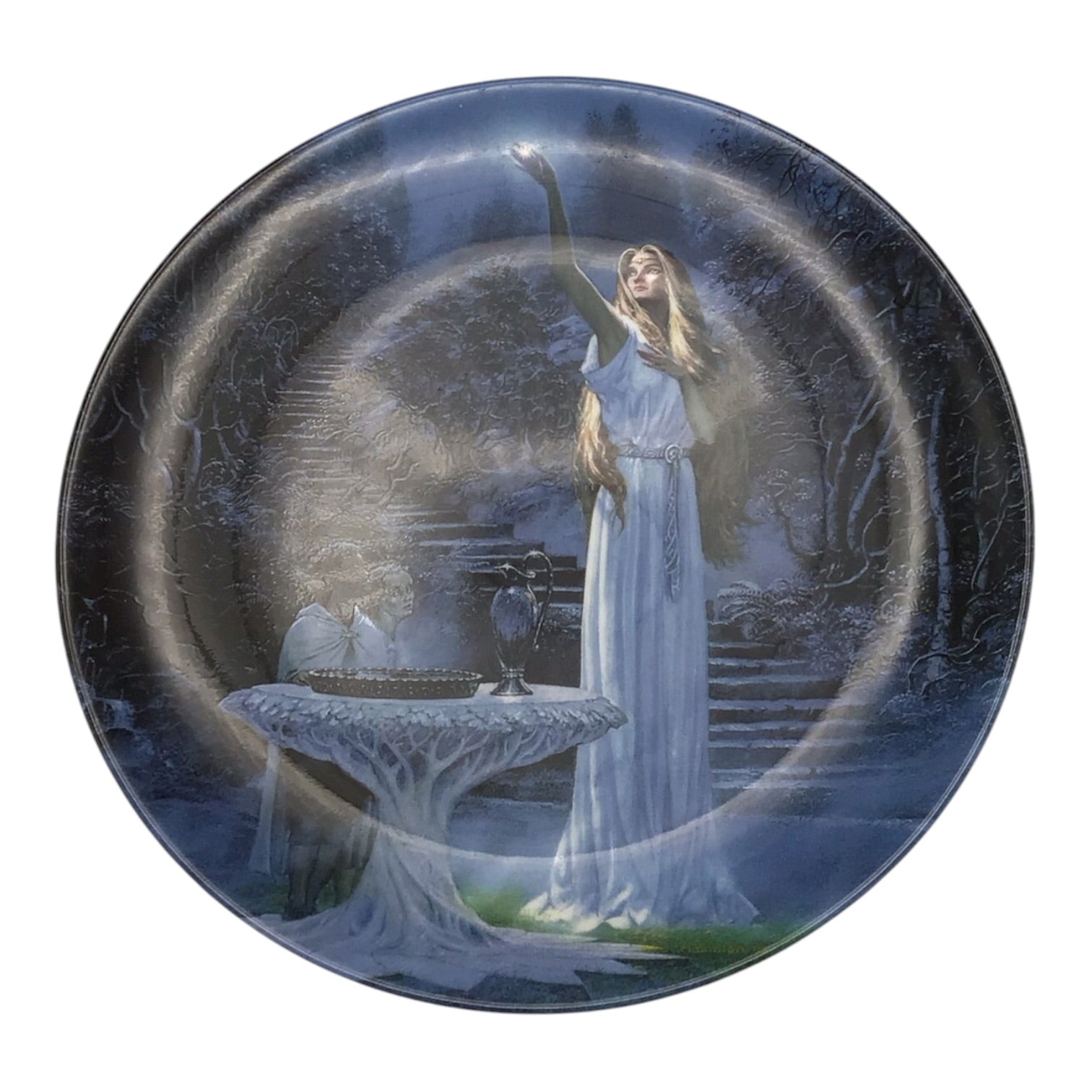 LoTR The Mirror of Galadriel Limited Edition Decorative Plate - Danbury Mint